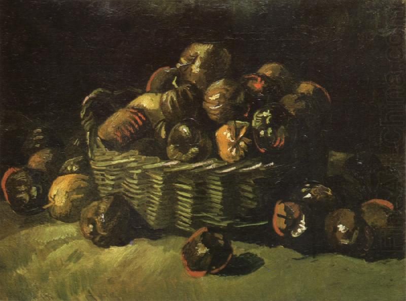 Vincent Van Gogh Still life with Basket of Apples (nn04) china oil painting image